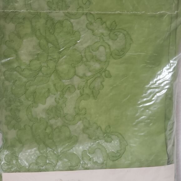 Vintage Regency Viynl Tablecloth 7-702-2 Avocado 60" x 90" Rectangle - Picture 8 of 9